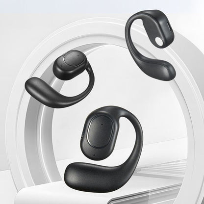 D6 OWS Ear-mounted ENC Noise Reduction Wireless Bluetooth 5.2 Earphones, Black without Accessorie...