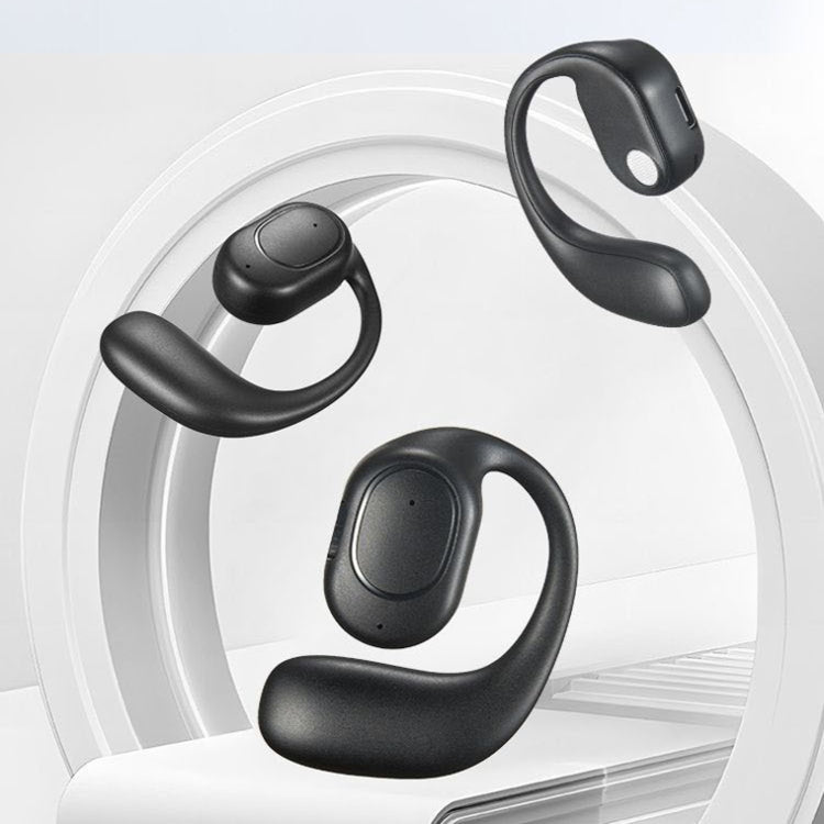 D6 OWS Ear-mounted ENC Noise Reduction Wireless Bluetooth 5.2 Earphones, Black without Accessorie...
