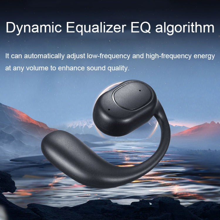 D6 OWS Ear-mounted ENC Noise Reduction Wireless Bluetooth 5.2 Earphones, Black without Accessorie...