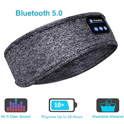 Sleep Bluetooth Bandana Headband Wireless Music Sport Headband Built-in Sleep Music Eye Mask