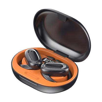 T35 OWS Adjustable Ear-Hook Call Noise Reduction Wireless Bluetooth 5.3 Earphones, Black, White��...