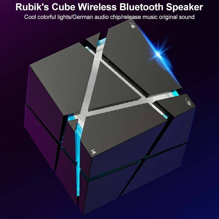 Qone Cube AI Smart Voice-Controlled Bluetooth Speaker RGB Light Mini Wireless Audio��������������...