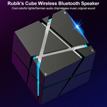 Qone Cube AI Smart Voice-Controlled Bluetooth Speaker RGB Light Mini Wireless Audio��������������...