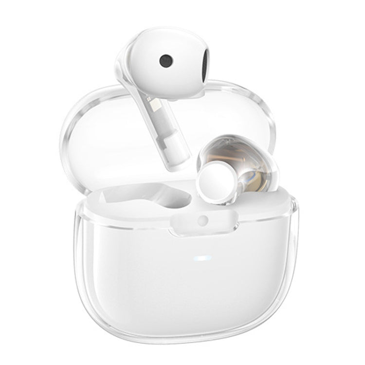 REMAX CozyBuds W18 Double ENC Intelligent Call Noise Reduction Wireless Earphone Transparent Shel...