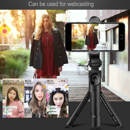XT09 Live Cell Phone Tripod Selfie Stick Bracket Bluetooth Selfie Stick, XT09