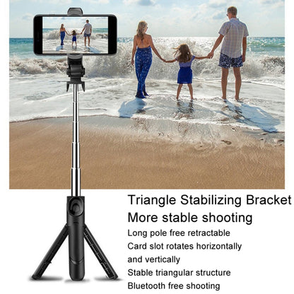 XT09 Live Cell Phone Tripod Selfie Stick Bracket Bluetooth Selfie Stick, XT09