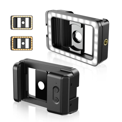 APEXEL  Multifunctional Fill Light Phone Clip With 1/4 Inch & M17 M37 Thread Tnterface, APL-FL.23