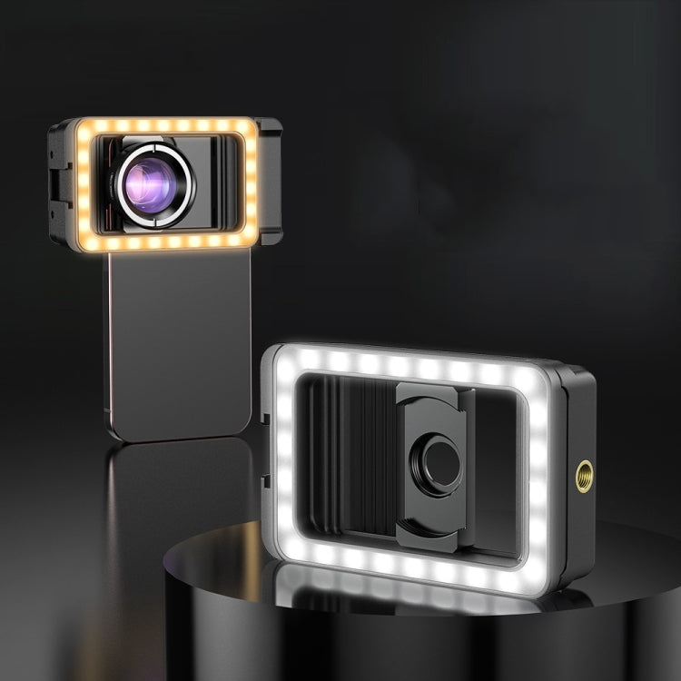 APEXEL  Multifunctional Fill Light Phone Clip With 1/4 Inch & M17 M37 Thread Tnterface, APL-FL.23