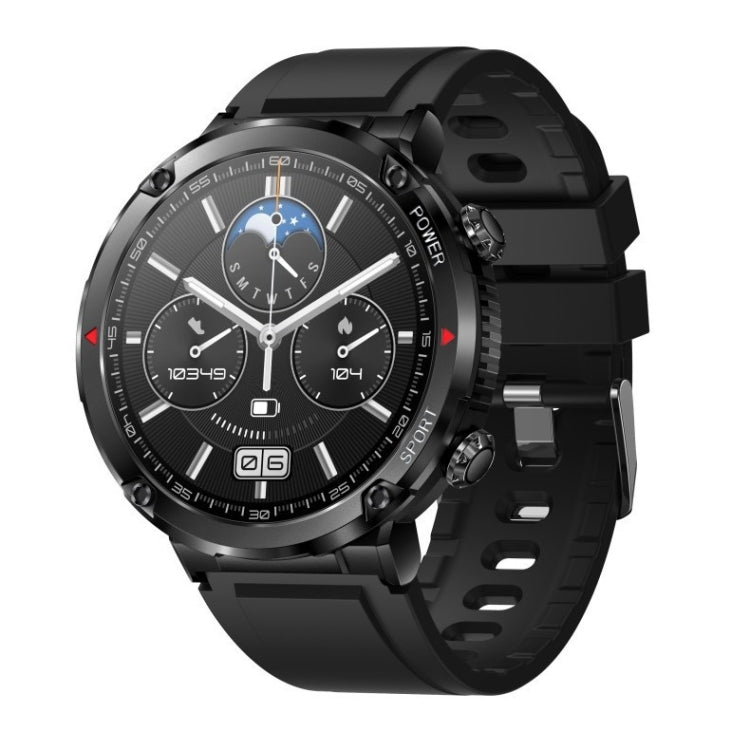 T30 1.6-inch Outdoor Sports Waterproof Smart Music Bluetooth Call Watch, Black, Dark Green�������...