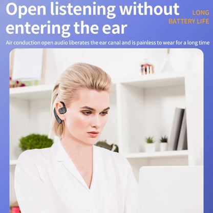 Bluetooth Headset Digital Display Hanging Ear OWS Stereo Sports Earbuds, X30 Black, X30 White����...