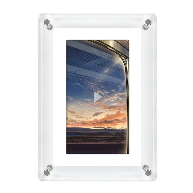 5 Inch HD Digital Photo Frame Crystal Advertising Player 1080P Motion Video Picture Display Player