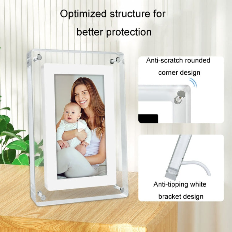 5 Inch HD Digital Photo Frame Crystal Advertising Player 1080P Motion Video Picture Display Player