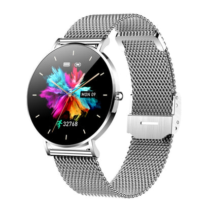 T8 1.3-inch Heart Rate/Blood Pressure/Blood Oxygen Monitoring Bluetooth Smart Watch, Gold, Silver...