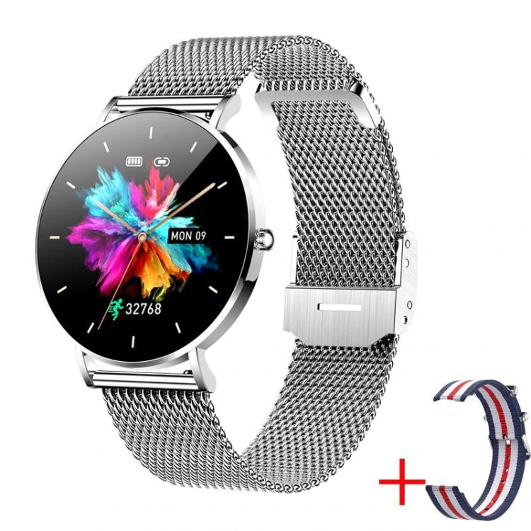 T8 1.3-inch Heart Rate/Blood Pressure/Blood Oxygen Monitoring Bluetooth Smart Watch, Gold, Silver...