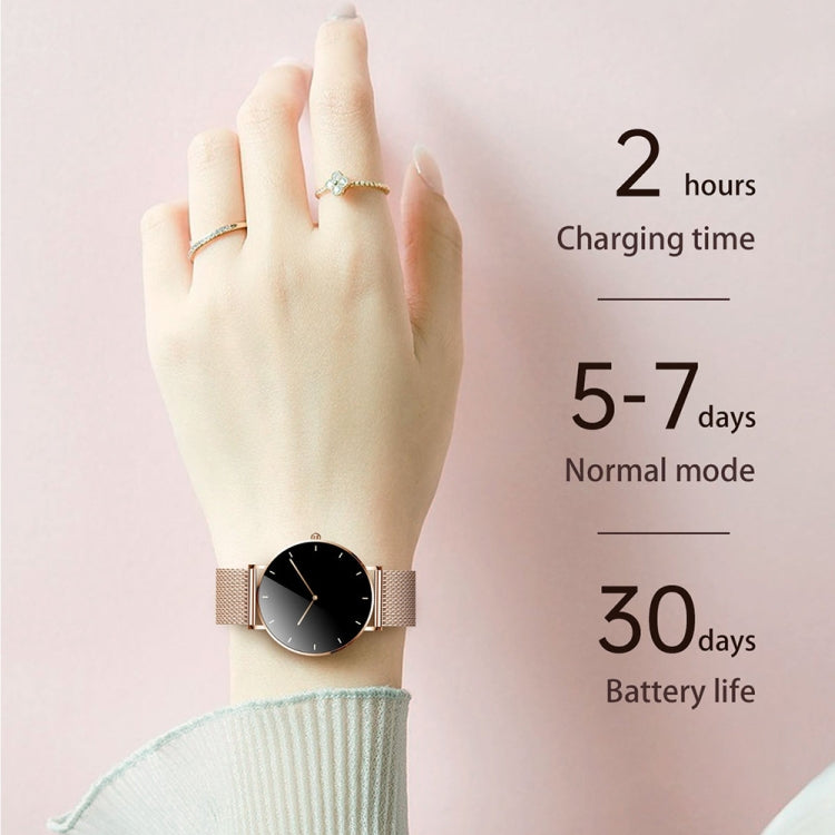 T8 1.3-inch Heart Rate/Blood Pressure/Blood Oxygen Monitoring Bluetooth Smart Watch, Gold, Silver...