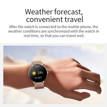T8 1.3-inch Heart Rate/Blood Pressure/Blood Oxygen Monitoring Bluetooth Smart Watch, Gold, Silver...