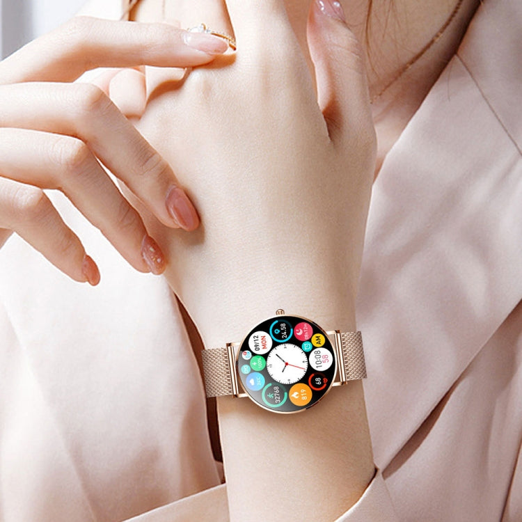 T8 1.3-inch Heart Rate/Blood Pressure/Blood Oxygen Monitoring Bluetooth Smart Watch, Gold, Silver...