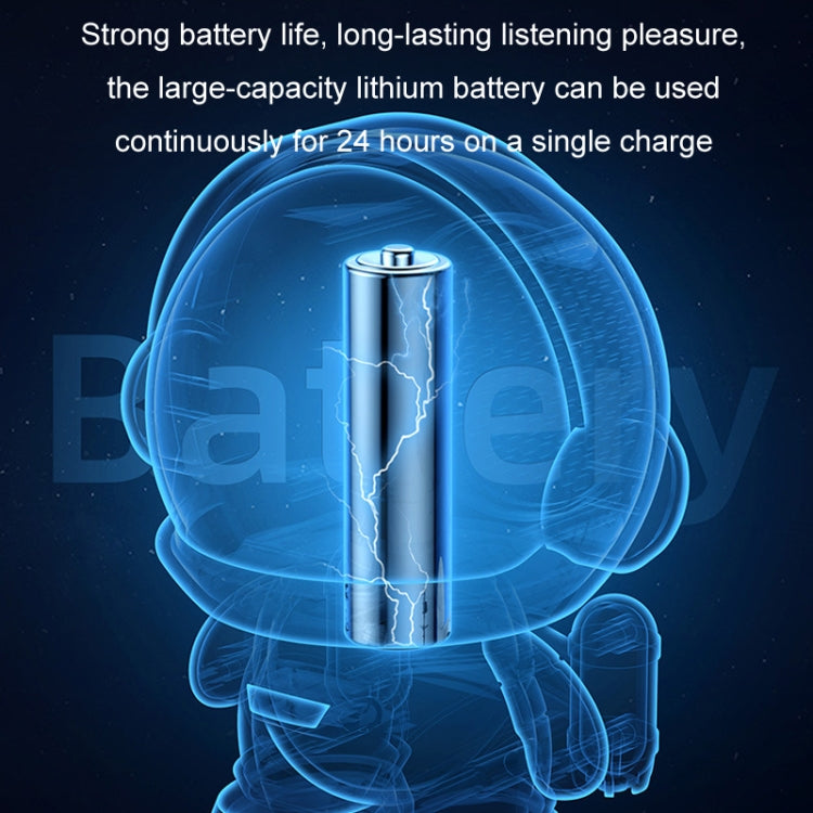 Mini Astronaut Portable Smart Subwoofer Bluetooth Speaker, White Gray, Platinum������������������...