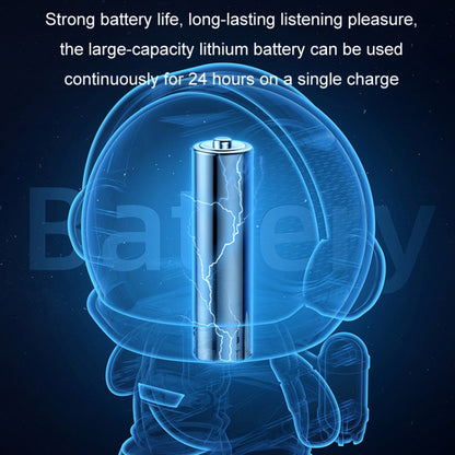 Mini Astronaut Portable Smart Subwoofer Bluetooth Speaker, White Gray, Platinum������������������...