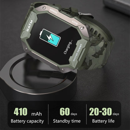 C20Plus 1.81-inch Health Monitoring Waterproof Bluetooth Call Smart Watch, Black, Green����������...