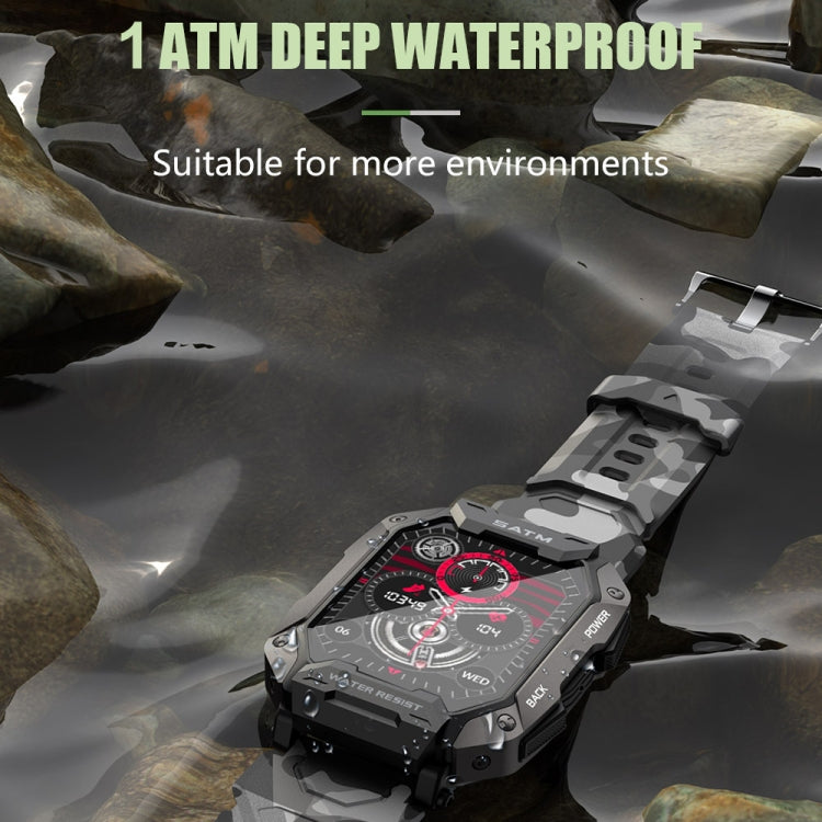 C20Plus 1.81-inch Health Monitoring Waterproof Bluetooth Call Smart Watch, Black, Green����������...
