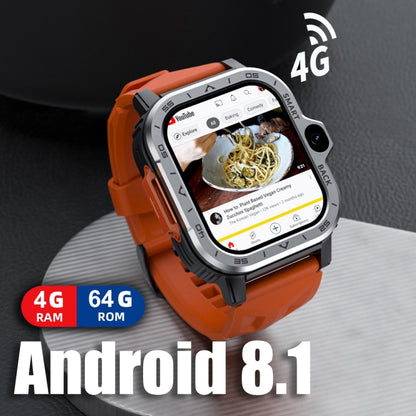 LOKMAT APPLLP 4 MAX 2.02-Inch Android 8.1 Full Network Wifi Card Bluetooth Smart Watch�����������...