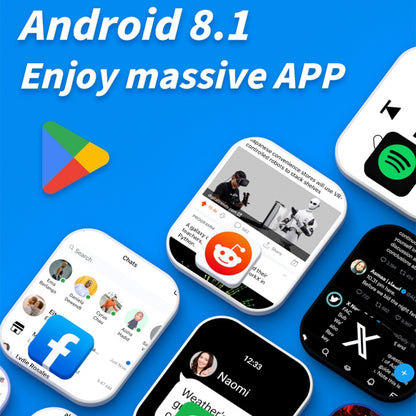 LOKMAT APPLLP 4 MAX 2.02-Inch Android 8.1 Full Network Wifi Card Bluetooth Smart Watch�����������...