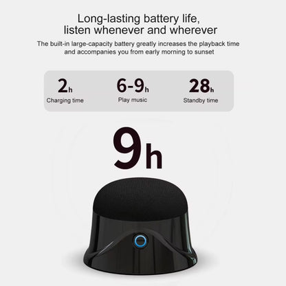 Magnetic Wireless Bluetooth Speaker Subwoofer Mini Portable TWS Mobile Phone Speaker, CQ01 Black�...