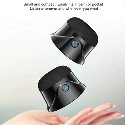 Magnetic Wireless Bluetooth Speaker Subwoofer Mini Portable TWS Mobile Phone Speaker, CQ01 Black�...