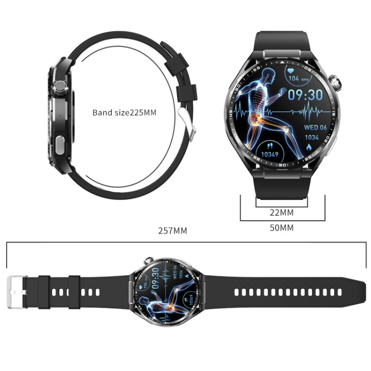 F200 Smart Health Watch ECG Electrocardiogram Blood Sugar Monitoring 1.55 Inch Round Screen������...