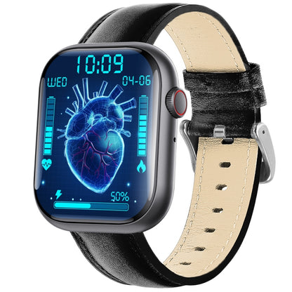 F70  2.1 Inch Screen Smart Watch With Blood Sugar/Blood Oxygen Monitoring /SOS Alarm/100+ Sports ...