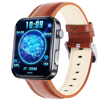 F300  2.1-Inch Screen Smart Watch Supports Bluetooth Calls/ECG/Blood Composition Analysis/50+ Spo...