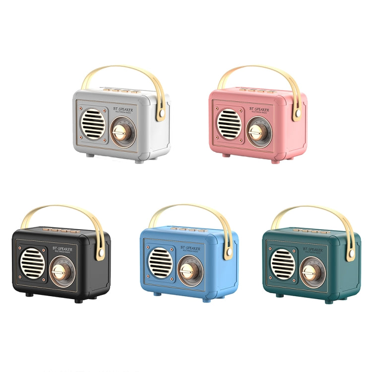 FT-BT20 Mini Retro Card USB Flash Drive FM Radio Wireless Bluetooth Speaker