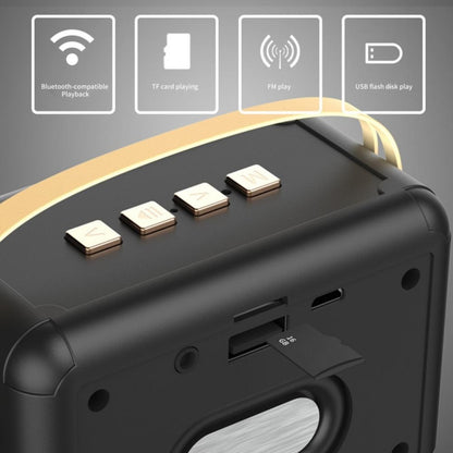 FT-BT20 Mini Retro Card USB Flash Drive FM Radio Wireless Bluetooth Speaker
