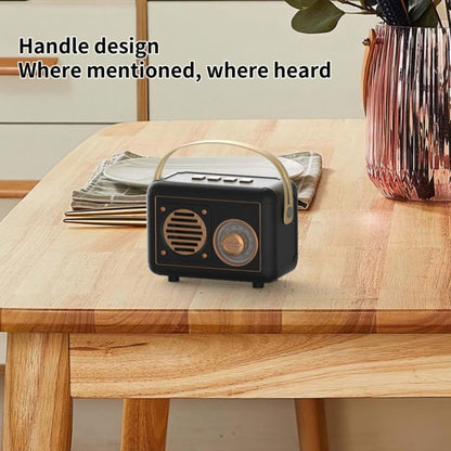 FT-BT20 Mini Retro Card USB Flash Drive FM Radio Wireless Bluetooth Speaker