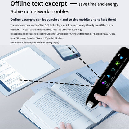 International Version Multi-language Scanning Offline Intelligent Simultaneous Translation Pen