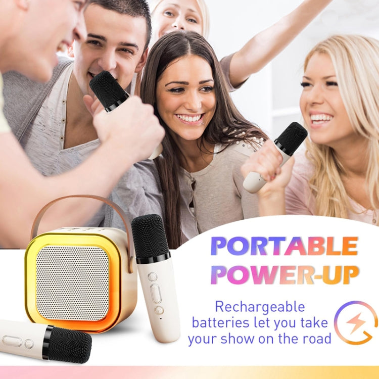 Outdoor Home Portable Wireless Karaoke Sound Cell Phone Integrated Microphone Smart Speaker������...