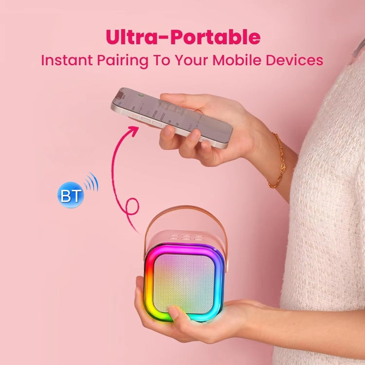 Outdoor Home Portable Wireless Karaoke Sound Cell Phone Integrated Microphone Smart Speaker������...