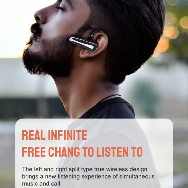 Bluetooth Earphone With Digital Display Charging Compartment Wireless Earphone For Car Talking No...