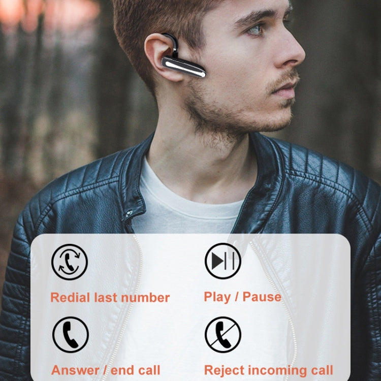 Bluetooth Earphone With Digital Display Charging Compartment Wireless Earphone For Car Talking No...