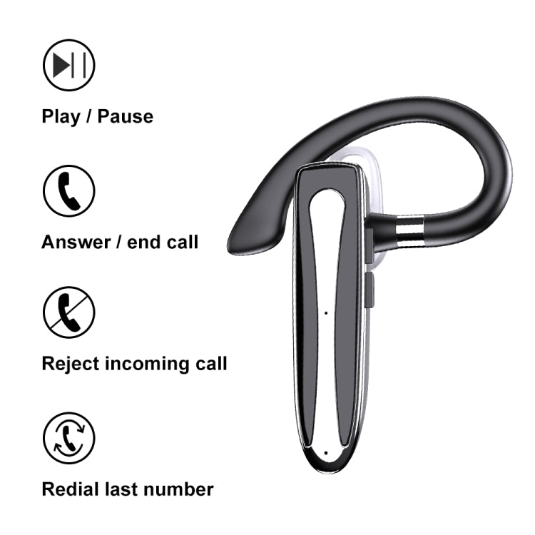 Bluetooth Earphone With Digital Display Charging Compartment Wireless Earphone For Car Talking No...