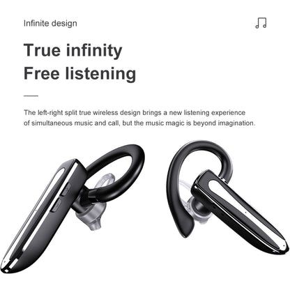 Bluetooth Earphone With Digital Display Charging Compartment Wireless Earphone For Car Talking No...