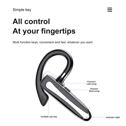 Bluetooth Earphone With Digital Display Charging Compartment Wireless Earphone For Car Talking No...