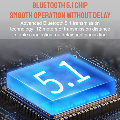 Bluetooth Earphone With Digital Display Charging Compartment Wireless Earphone For Car Talking No...