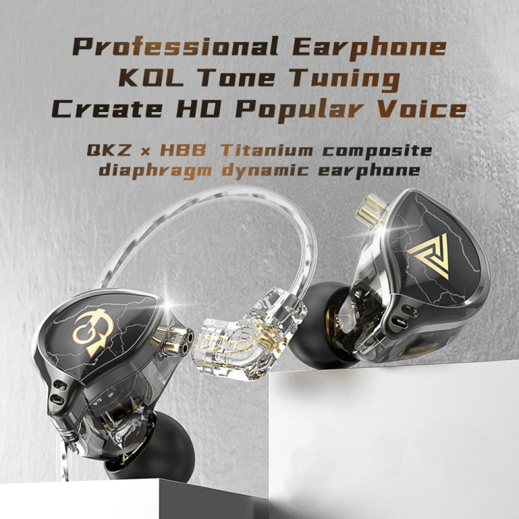 3.5mm Mobile Phone Earphones Sports In-Ear Pluggable Stage Earphone, QKZ HBB With Microphone�����...