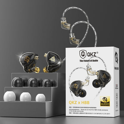 3.5mm Mobile Phone Earphones Sports In-Ear Pluggable Stage Earphone, QKZ HBB With Microphone�����...