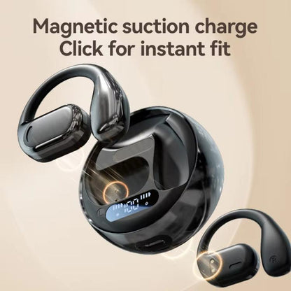 M76 Intelligent AI Translation On-Ear Digital Display Bluetooth Earphone