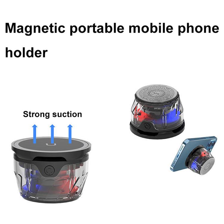 RK-C250 Portable RGB Atmosphere Light Magnetic Bluetooth Speaker with Wireless Charging Function�...