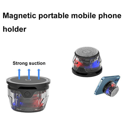 RK-C250 Portable RGB Atmosphere Light Magnetic Bluetooth Speaker with Wireless Charging Function�...