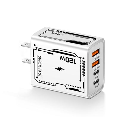 2A 2 USB+2 PD Type-C Multi-Port Mobile Phone Charger